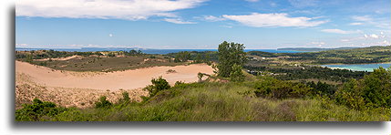 Wielkie wydmy::Sleeping Bear Dunes, Michigan, USA::