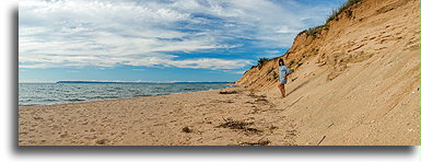 Plaża nad jeziorem Michigan::Sleeping Bear Dunes, Michigan, USA::