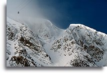 Kolejka na szczyt góry Lone::Montana, Stany Zjednoczone::