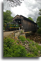 Kryty most Clarka::New Hampshire, USA::