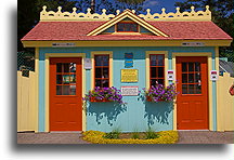 Urocza chatka w Story Land::New Hampshire, USA::