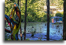 Dom nad stawem Omi, 2016::Art Omi Park, Nowy Jork, USA::
