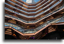 16 pięter struktury Vessel::Nowy Jork, USA::