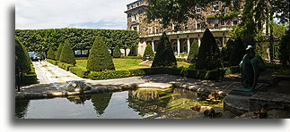 Ogród wewnętrzny::Kykuit, Nowy Jork, USA::