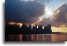 Panorama dolnego Manhattanu::Nowy Jork, USA::