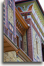 Kolorowa fasada::Olana, Nowy Jork, Stany Zjednoczone::