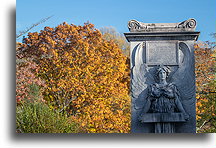 Pomnik cmentarny::Sleepy Hollow, Nowy Jork, USA::