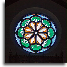 Rozeta Matisse'a::Union Church w Pocantico, Nowy Jork, Stany Zjednoczone::