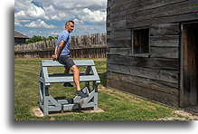 Sprytny sposób wymierzania kary::Fort Meigs, Ohio, USA::