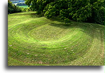 Prehistoryczny kopiec::Serpent Mound, Ohio, USA::