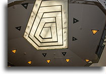 Sufit na parterze #2::Price Tower, Bartlesville,Oklahoma, USA::