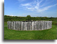 Okrągły fort Necessity::Pensylwania, USA::