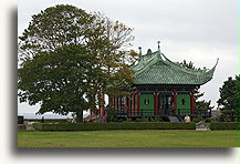 Herbaciarnia na terenie Marble House::Newport, Rhode Island, Stany Zjednoczone::