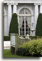 Marmurowa ławka::Newport, Rhode Island, Stany Zjednoczone::