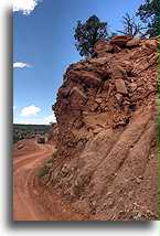 Droga w Dolinie Wołowiny #2::Beef Basin, Utah, USA::