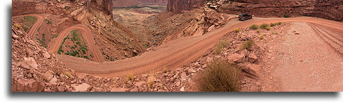 Mineral Bottom Road::Wyspa na Niebie, Canyonlands, Utah, USA::