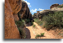 Korytarz #1::Rejon Igieł w Canyonlands, Utah, USA::