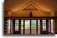 Sypialnia pani Wright::Taliesin, Wisconsin, USA::