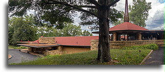 Centrum dla zwiedzających w Taliesin #1::Taliesin, Wisconsin, USA::