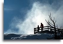 Ponad tarasem głównym::Park Yellowstone, Stany Zjednoczone::